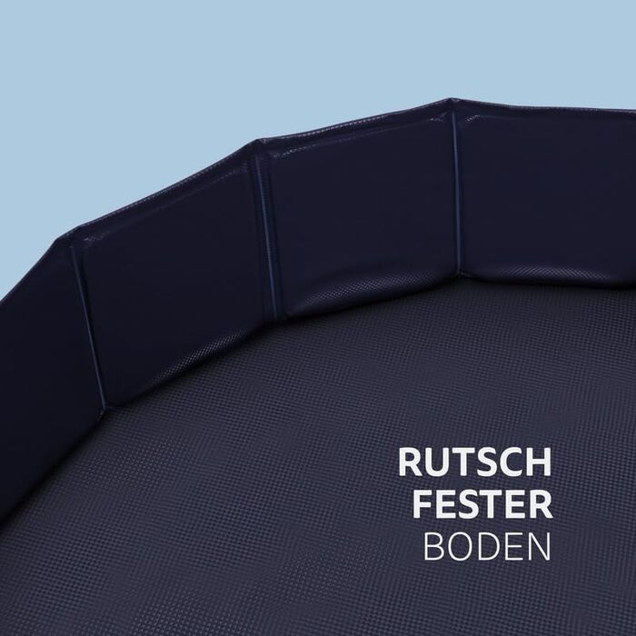 Басейн для собак Ø120см x 30см з неслизьким дном та зливним клапаном - Складаний з ПВХ - Ігровий басейн для собак, міцна конструкція