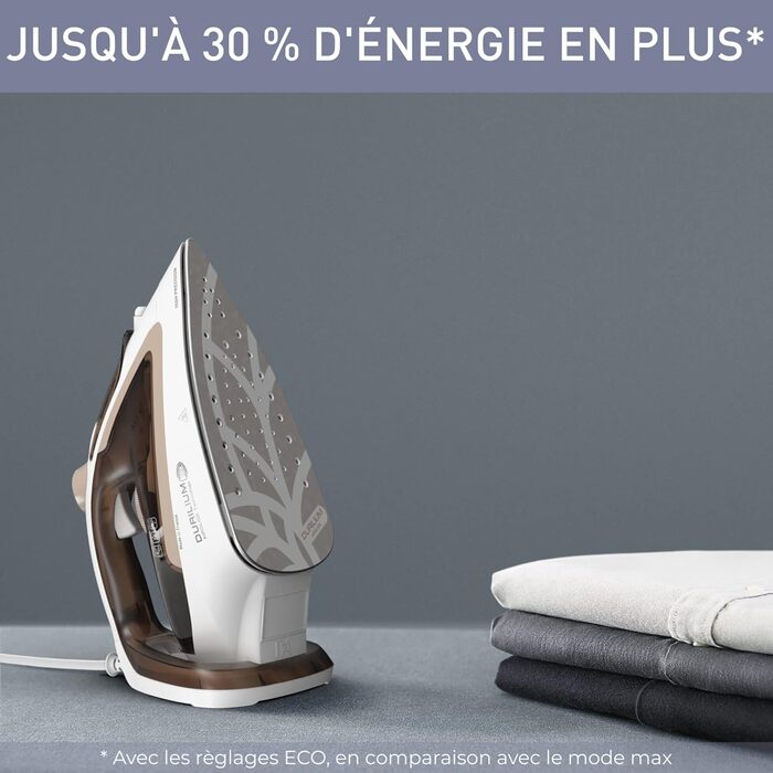 Праска Calor Easygliss Eco, 2800 Вт, 50 г/хв (пар), 240 г/хв (парний удар), Durilium Airglide, виготовлена у Франції, FV5780C0