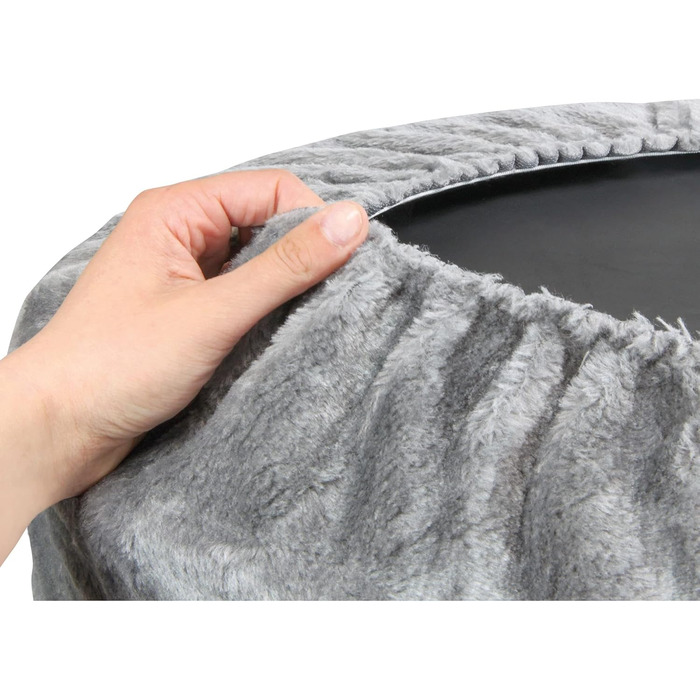 Ліжко-гніздишко для дітей Schecker Teddy з м'якого пінополіуретану, сірий, знімний чохол