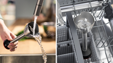 Занурювальний блендер Bosch MSM4B624, 1000 Вт, чорний