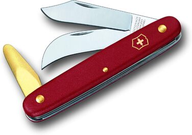 Швейцарський ніж Victorinox Okulier- und Hakenmesser 3 (червоний) - ніж для саду, квітів та землеробства