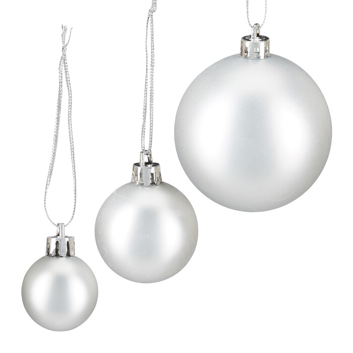 Relaxdays Set of 100 Christmas Baubles