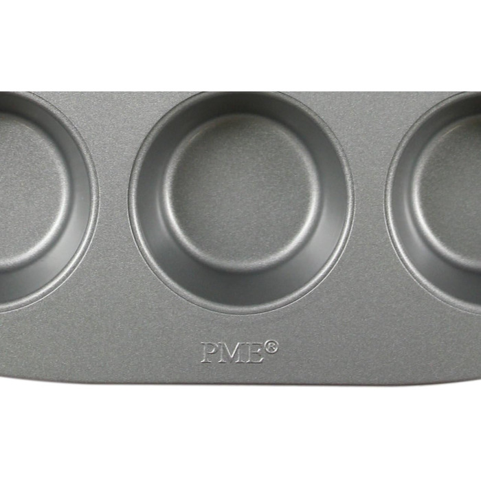 Форма для мафінів з антипригарним покриттям PME, 24 отвори, карбонова сталь, 37.3 x 26.1 x 3.1 см