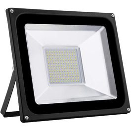 LED Floodlight Outdoor | Outdoor Floodlight | LED Spotlight Floodlight Floodlight Outdoor Spotlight Cool White | Super Bright 10000LM 6000K Cool White IP65 Waterproof Floodlight Wall Light for Garden Sports Field (100W, Warm White)