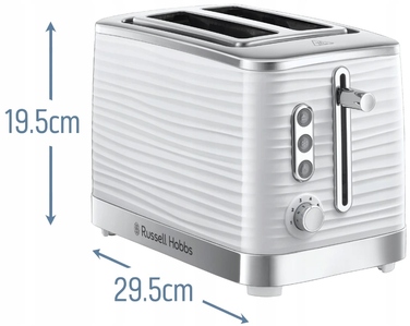 Тостер Russell Hobbs Inspire, білий, 1050 Вт