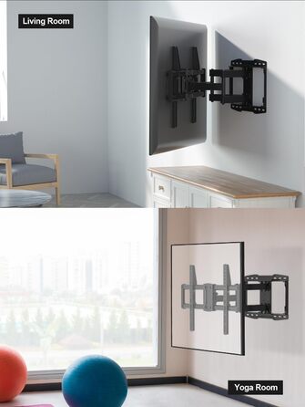 Кріплення для телевізора USX-MOUNT XMM902: поворотне та нахильне, для плоских та вигнутих телевізорів до 35 кг, VESA 400x400 мм, 37-86 дюймів