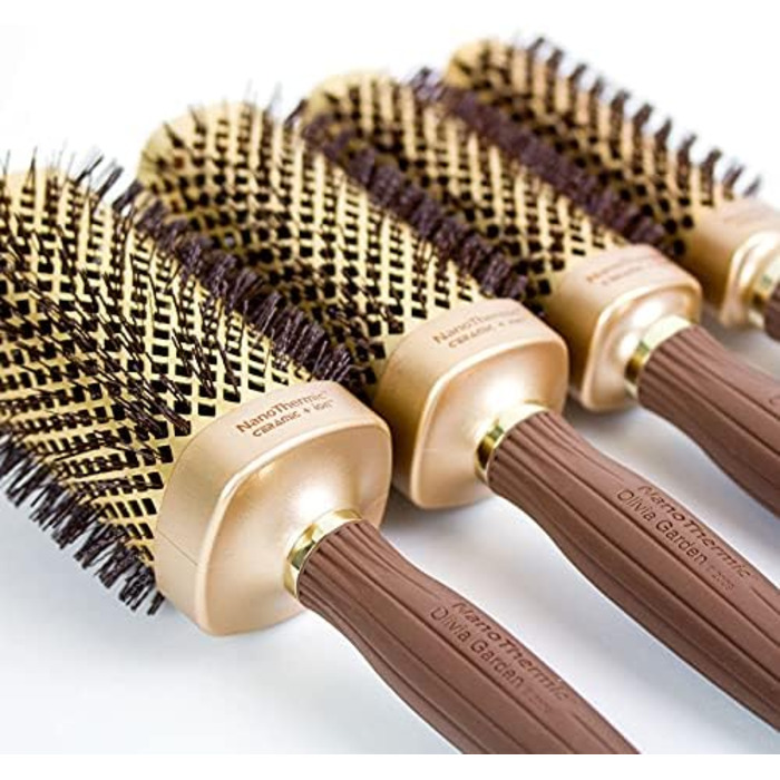 Щітка для волосся Olivia Garden NanoThermic Shaper, 40 мм, квадратна, 1 шт.