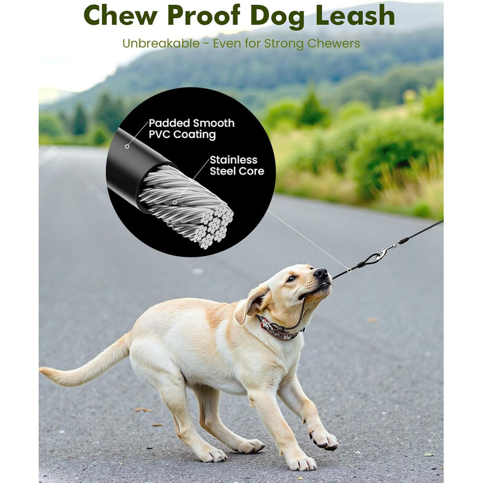 Рулетка для собак Pecute 8м, бісостійка, з набором для збору відходів, 360° без перекручування, для собак середніх та великих (15-50кг), зелена