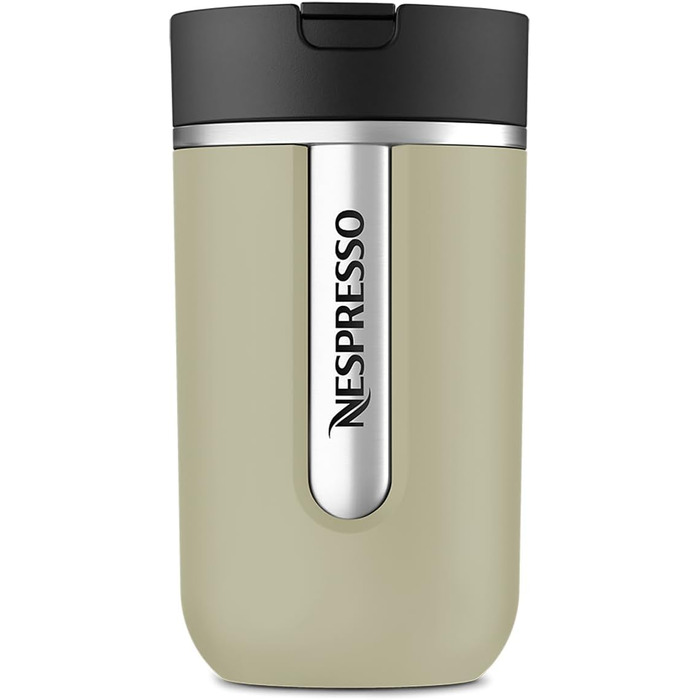 Термокружка Nespresso Travel Mug Small Sage Green 300 мл - для кави, чаю, матча, з кришкою, нержавіюча сталь