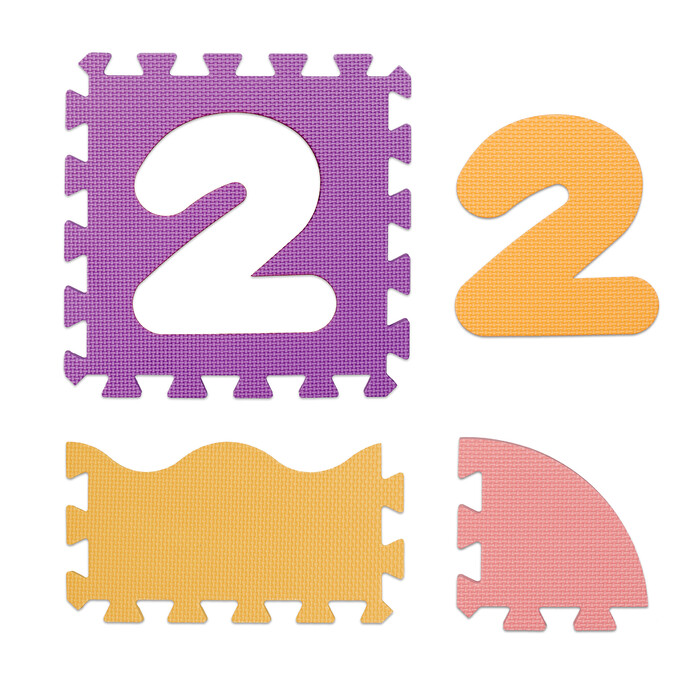 Relaxdays Number Puzzle Mat with Border