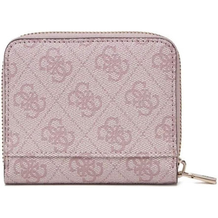Жіночий гаманець GUESS Zamira SLG з круговою застібкою-блискавкою, орхідея, з логотипом