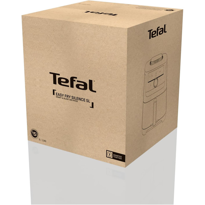 Фритюрниця Tefal Easy Fry Silence 7л з технологією Silent, 10 програм, біла (EY8421E0)