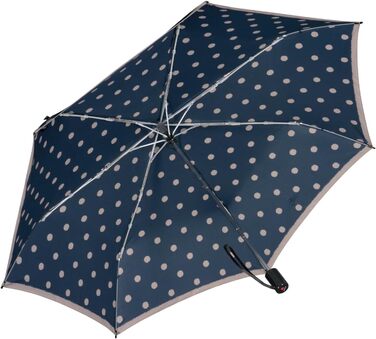 Сонцезахисний парасолька Knirps Duomatic Slim Renature - Green (Dot Art Ocean)