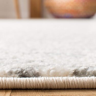 Килим SAFAVIEH Boho Tulum для вітальні, їдальні, спальні - короткий ворс, слонова кістка та сірий, 183 x 274 см