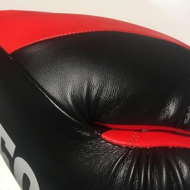 Боксерські рукавички Leone Knockout, червоні, розмір 10 (унісекс)