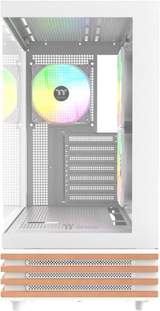 Корпус ПК Thermaltake View 270 Plus WS Snow White з ARGB підсвічуванням, USB-C, підтримка 360mm радіатора