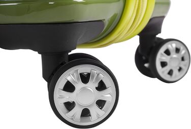 Чемодан Rockland Melbourne Hardside розкладний, спінне колесо, 2 шт. (20'/28'), 2TONEGREEN