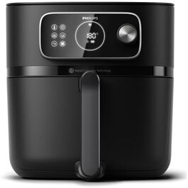 Philips Airfryer Combi 7000 Series XXL - 8.3 l (2 kg), 22-in-1 Air Fryer, WiFi Connection, 99% Less Fat Addition with Rapid CombiAir, HomeID App, Black (HD9876/90) 8.3 L WiFi-Connected, Auto-Cook
