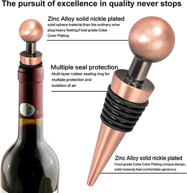 Набір для відкриття вина в дерев'яній коробці, подарунковий, люкс, професійний сомельє, з відкривачем, кришками, аксесуарами для вина (Style 02)