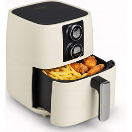 Аерофритюрниця Air Fryer XXL 5.2 л, 1500 Вт — Безмасляна фритюрниця з великою чашею та 5 програмами