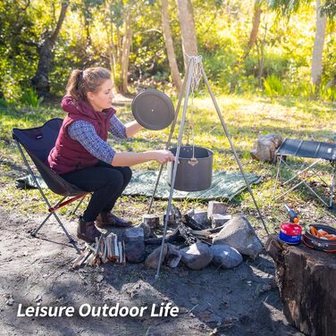Кемпінговий казан Naturehike з кришкою 10 л, алюмінієвий, для 1-6 осіб, похідний посуд для приготування їжі на вогні, сірий