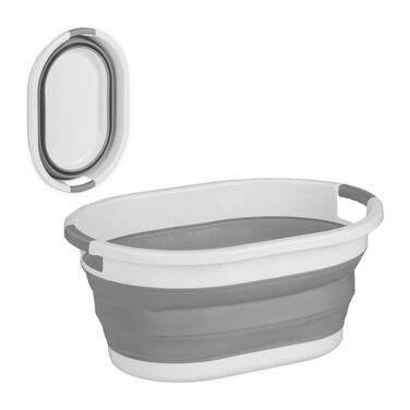 Relaxdays Foldable Laundry Basket, 36 Liter