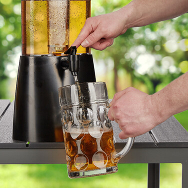 Relaxdays 1.1 L Drink Dispenser with Tap