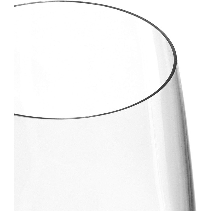 Leonardo Ciao+ Water Glasses, 6-Piece Set, Drinking Glasses with Drawn Stem, Dishwasher-Safe Juice Glasses, Height 13 cm, 300 ml, 061453