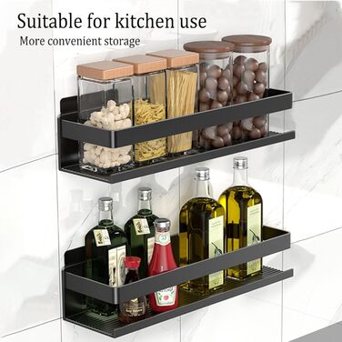 Алюмінієвий кухонний органайзер для ванної кімнати, 30 см, 2 шт., настінний, самоклеючий, 2 яруси