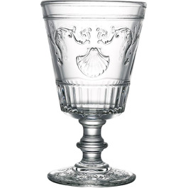 La Rochère Tasting Glass Wine Glass Versailles Shell Ornaments 400ml - Set of 6