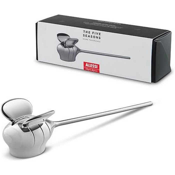 Alessi Candle Snuffer, Porcelain, Silver, One Size