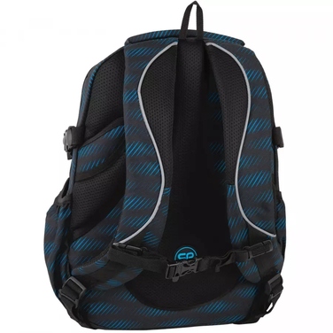 Багатовідсінковий шкільний рюкзак CoolPack, чорно-синій, 29 л
