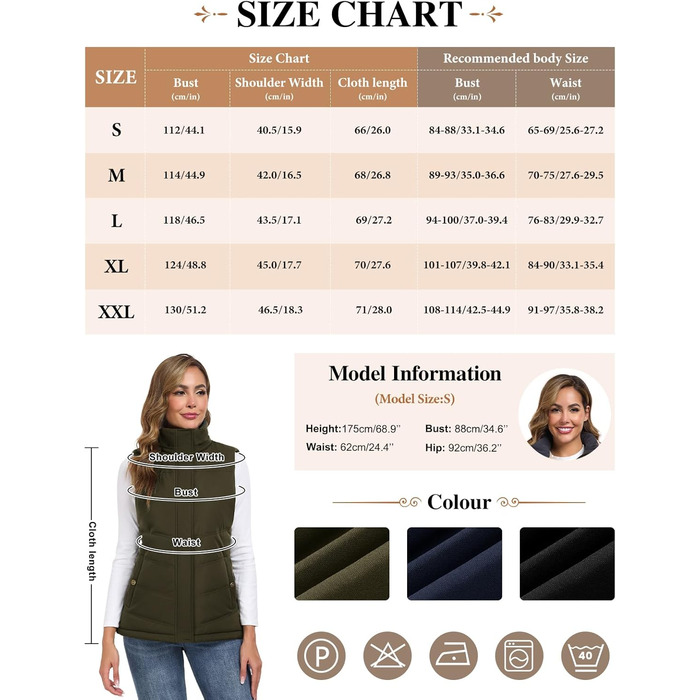 Жіноча жилетка Tuopuda з капюшоном, стеганий фліс, тепла зимова куртка без рукавів, термо жилетка з коміром-стійкою, на блискавці, осінь/зима (армійний зелений, XL)