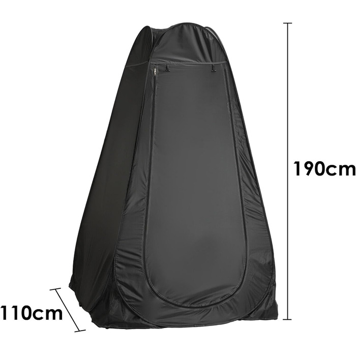 Намет-туалет Pop-Up – мобільний душ та передягальня з UV-захистом для кемпінгу, пляжу та відпочинку на природі. У комплекті сумка для перенесення