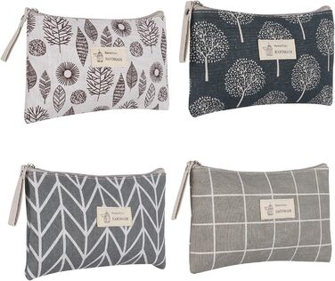 Косметичка для подорожей Czemo (4 шт.) з тканини, водонепроникна, з монетницею, для жінок