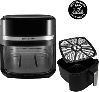 Фритюрниця Russell Hobbs SatisFry XXL 8.3л з Rapid AirFryer: 9 програм, без олії, сенсорний екран, гриль, випічка