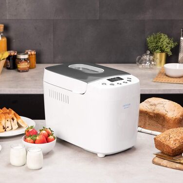 Хлібопекарня Cecotec Brotbackautomat Bread&Co 1500 PerfectCook: 850 Вт, 1,5 кг, 15 програм, таймер, миється, з рецептами
