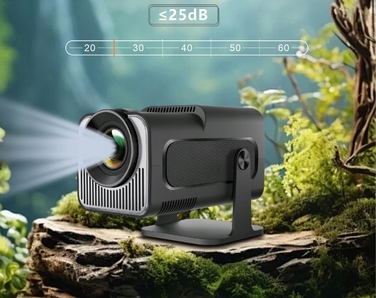 LED-проектор Heelly, 1280x720, Wi-Fi, чорний, з підтримкою USB