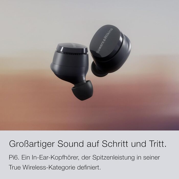 Навушники Bowers & Wilkins Px7 S2e з активним шумозаглушенням, бездротові, Qualcomm aptX™ Adaptive, швидка зарядка, 30 годин роботи, 6 мікрофонів - колір Океан (Сірий)