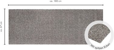 Килимок для порогу Samson Türmatte: миючий, з антиковзким покриттям, 40x60 см, бежевий