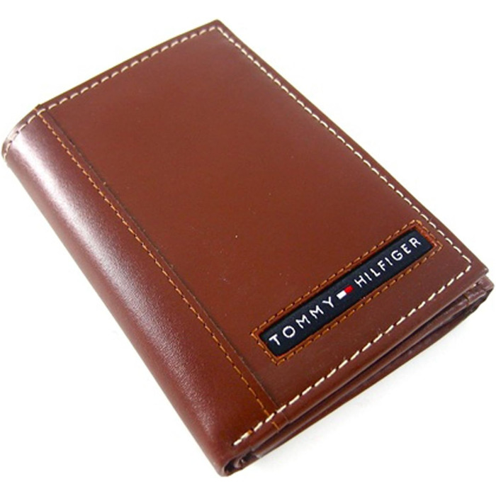 Чоловічий гаманець Tommy Hilfiger, шкіряний, без RFID-захисту