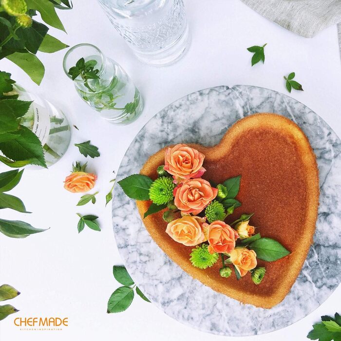 Форма для випічки CHEFMADE Ellipse для чізкейку, овальна, 20 см, антипригарна, золотиста. Для духовки та мультиварки