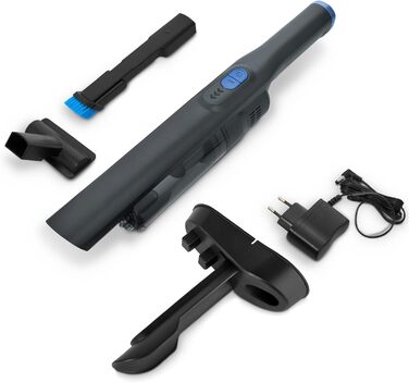 MEDION 2-в-1 Бездротовий акумуляторний пилосос з насадкою-трубою та підлоговою щіткою (BLDC-двигун, HEPA-13 фільтр, фільтрація пилу та алергенів, потужність всмоктування 20 kPA, док-станція, бездротовий, MD11515) білий