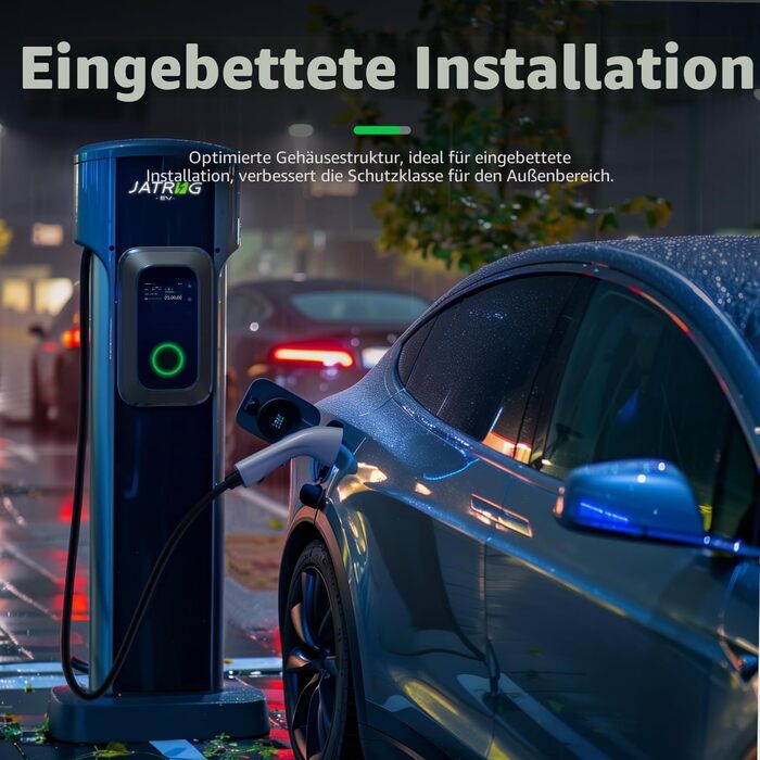 Зарядна станція для електромобіля 7kW 32A однофазна WiFi-APP Typ 2 IEC 62196-2 - Швидка зарядка EV Wallbox 230V, кабель 8м