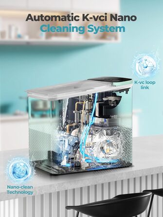 Портативна машина для льоду FOHERE – самоочисна, 14 кг/24 год, 2 розміри, компактний дизайн, 1 кнопка, інтелектуальні попередження, з лопаткою та кошиком для дому/бару/офісу/кемпінгу (зелена)