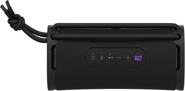 Sony ULT Field 1: Портативна Bluetooth колонка з глибоким басом, IP67 (водонепроникна, пилозахищена), 12 год роботи, чорний колір