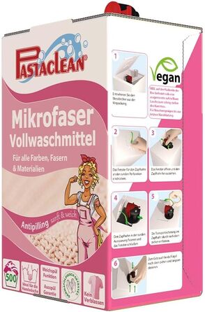 Концентрат рідкого прального засобу Pastaclean Fresh, 5 л (до 500 циклів прання)
