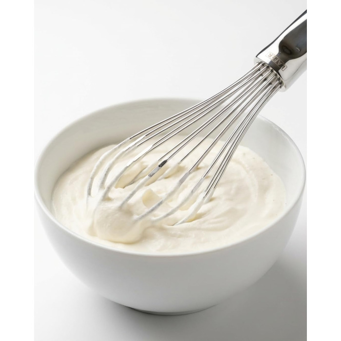 Турбо вінчик Johann Lafer з нержавіючої сталі | Ергономічна ручка та сплющені дроти для легкості | Точність, швидкість та насолода