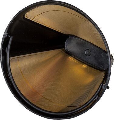 seleXions Coffee Filters Large, Gold Filter, Titan Filter 1x4 6-12 Cups Permanent Filter, Replacement Filter for All Coffee Machines