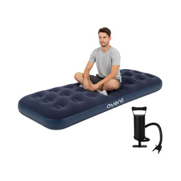 Надувний матрац Avenli для кемпінгу, 191x73x22 см з насосом для 1 особи - гостьовий матрац, флоксована поверхня